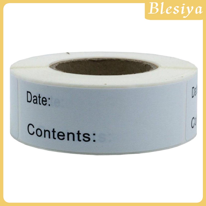 1 Cuộn 125 Tờ Nhãn Dán Đánh Dấu Ngày Đông Lạnh Tiện Dụng