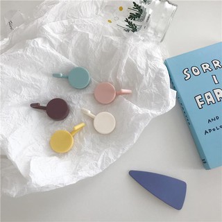 Móc Treo Tường Tròn Nhựa Treo Đồ Đa Năng Nhẹ Màu Trơn Aesthetic Decor