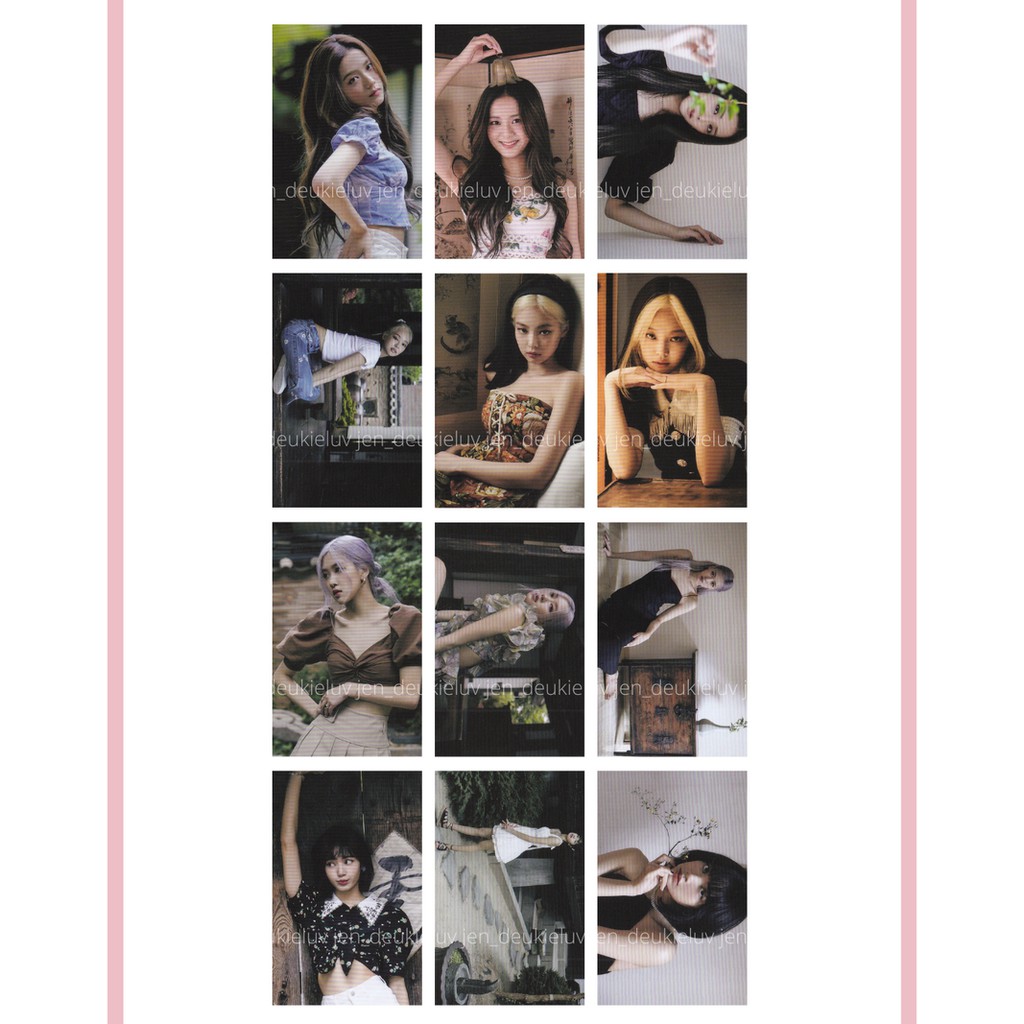 Bộ ảnh UNOFFICIAL set Summer Diary 2020 - Blackpink