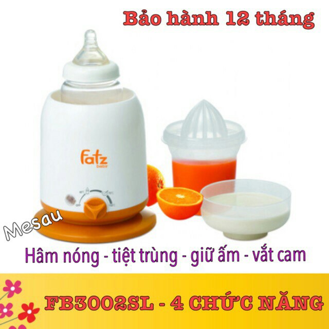 Máy Hâm Sữa 1 Bình Cổ Rộng Fatz