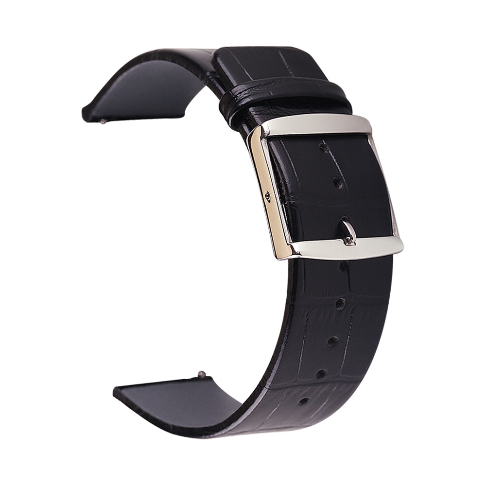 Dây Đeo Bằng Da Mỏng Tháo Lắp Nhanh 14-24MM Cho Đồng Hồ CK / Samsung Galaxy watch / moto360 II