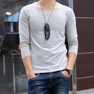 Áo body cổ tim ( tay dài ) 
