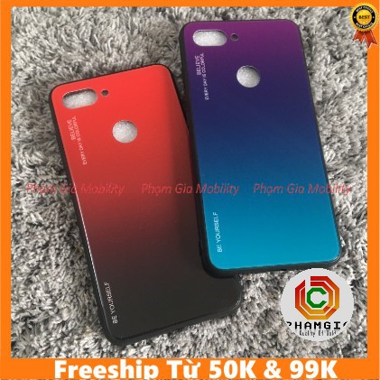 Ốp lưng xiaomi Mi 8 Lite mặt gương màu chất