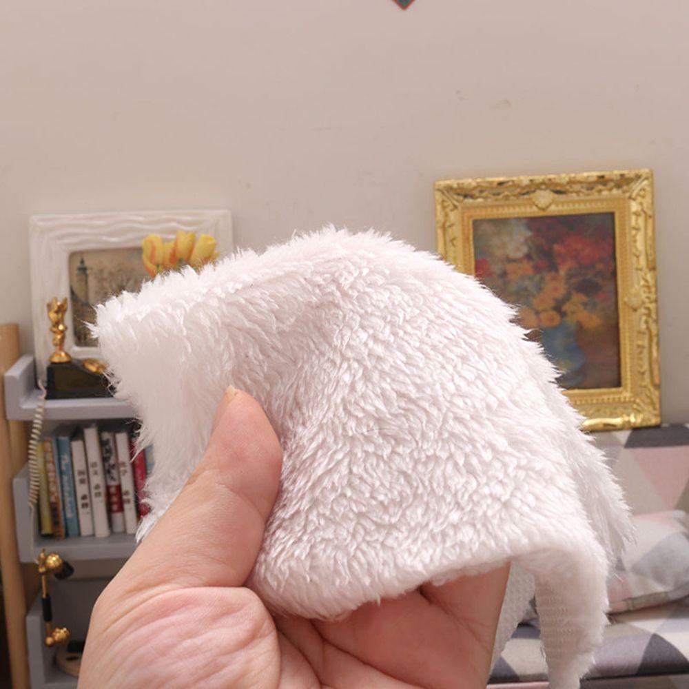 Thảm Lông Trải Sàn Mini Trang Trí Nhà Búp Bê Phong Cách Bắc Âu