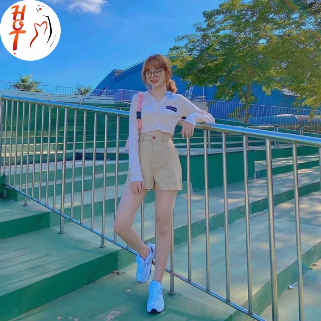 áo croptop ôm áo khoác tay dài đắp chữ chất borip thoáng mát kèm hình thật