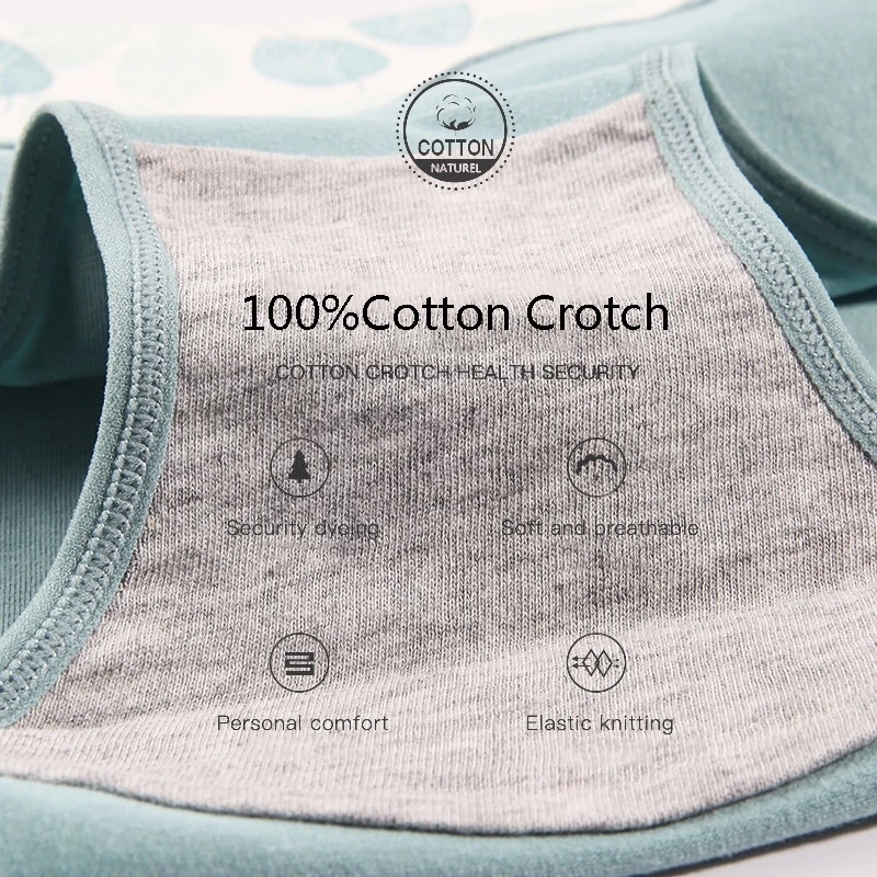 Quần Lót Cotton LEVAO Lưng Cao Không Đường May Size Rộng Dành Cho Nữ