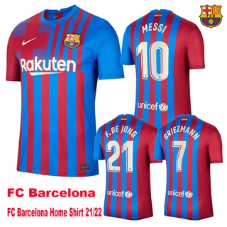 Áo Thun Bóng Đá Câu Lạc Bộ Barcelona 212221 Áo Thun Số 22 Camiseta De Futbol Messii KUN Trong Môn Bóng Đá