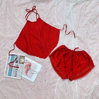 Set ngủ 2 dây sexy