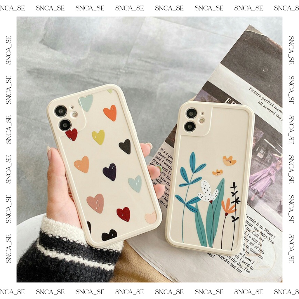 Ốp iphone hoa lá vintage
