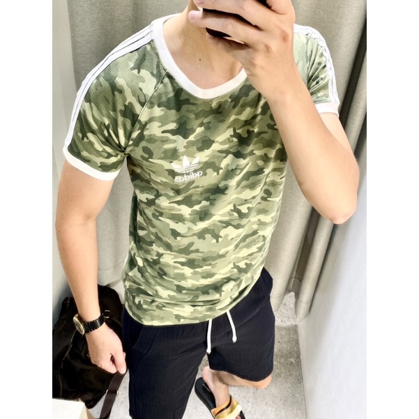 Áo Phông Nam Thể Thao Họa Tiết Camo