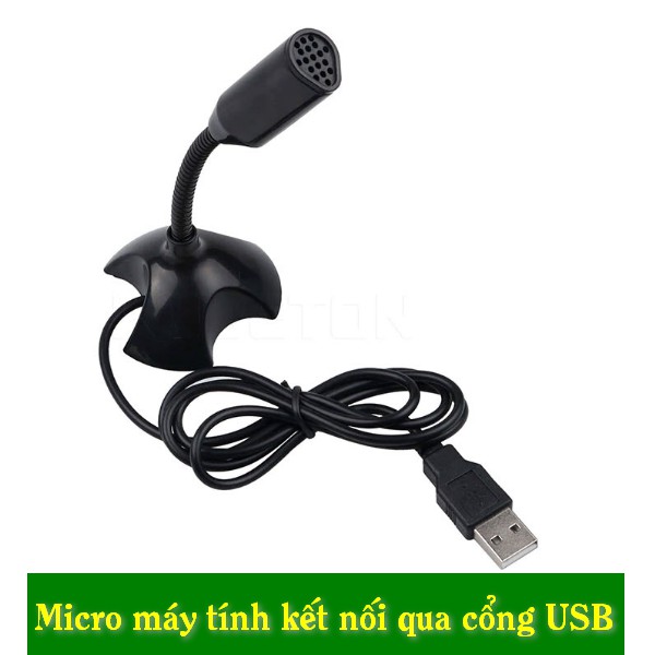 Micro (microphone) USB dùng cho máy tính, laptop chống nhiễu VMIC-Ver2