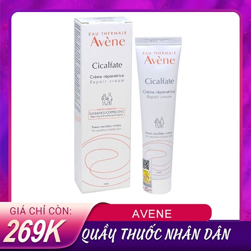 ( MẪU MỚI NHẤT) KEM DƯỠNG PHỤC HỒI DA Avene Cicalfate Restorative Skin Cream 40ml