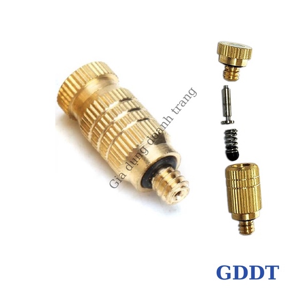 Béc phun sương, Đầu béc phun sương số 1, 2, 3, 4, 5, 6, 7, 8  phun sương làm mát quán xá, chăn nuôi, nông nghiệp