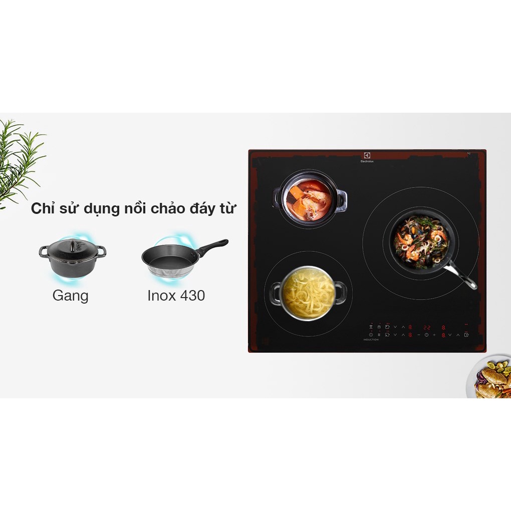 Bếp từ 3 vùng nấu Electrolux LIT60336