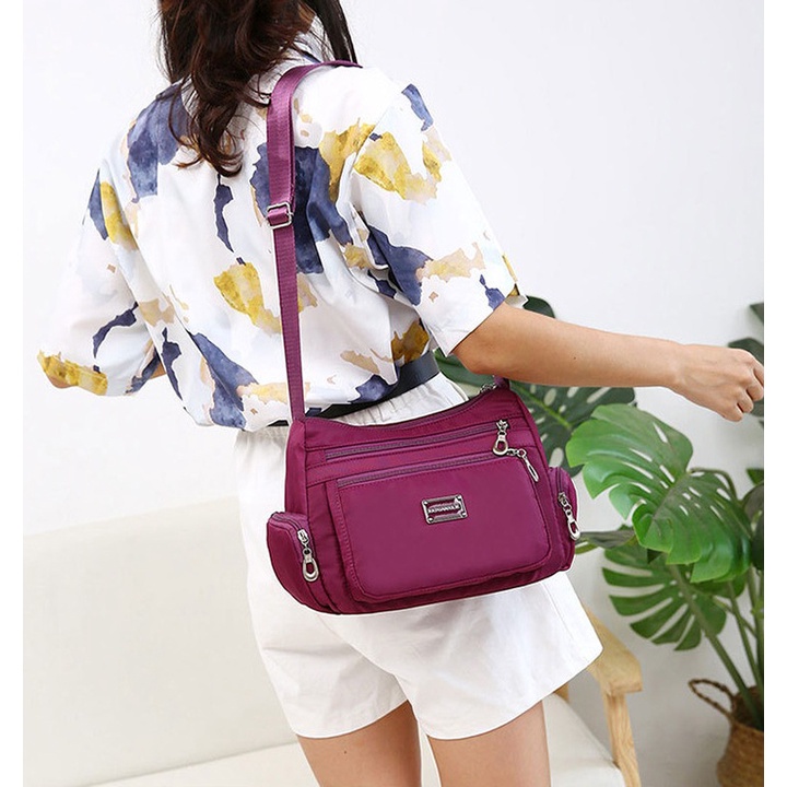 Túi Xách Đeo Chéo Nữ Vải Dù Chống Nước Cao Cấp TUI-88