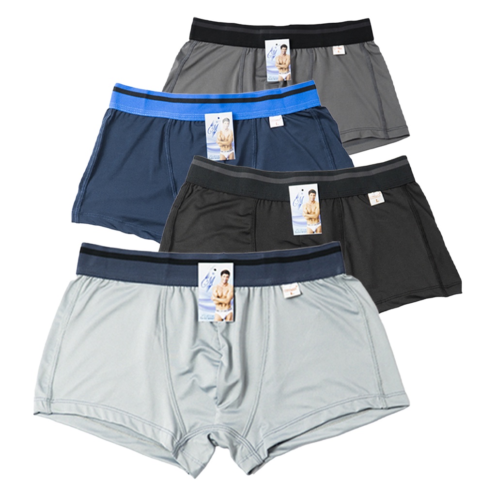 Combo 3 Quần lót nam CITYMEN boxer lưng Sọc cao cấp vải thun lạnh co dãn 4 chiều thấm hút tốt