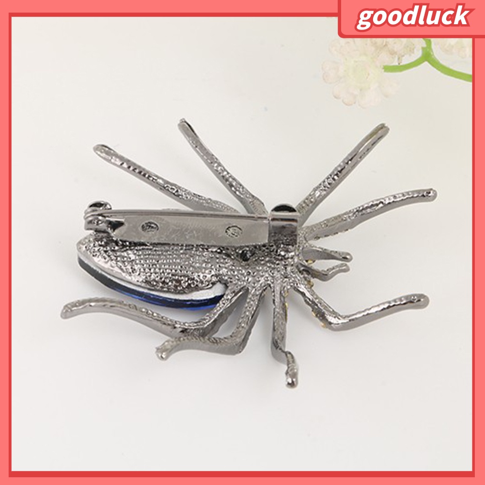 Trâm Cài Áo Hình Nhện Có Đính Đá Hợp Thời Trang Cho Nữ