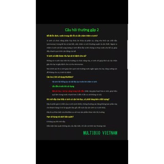 VI SINH XỬ LÍ NƯỚC  MULTIBIO 500ML