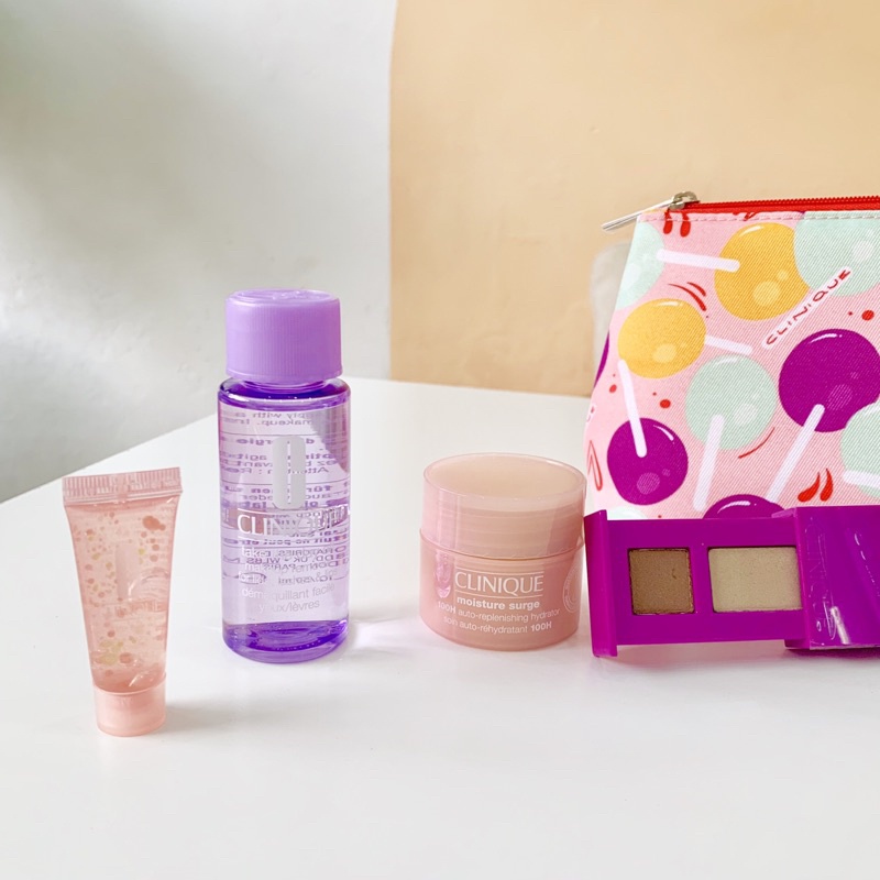🍃 Set CLINIQUE 7 món dưỡng da + trang điểm đủ bill US