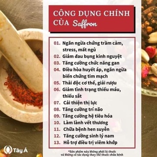 2g Saffron Bahraman sợi khô