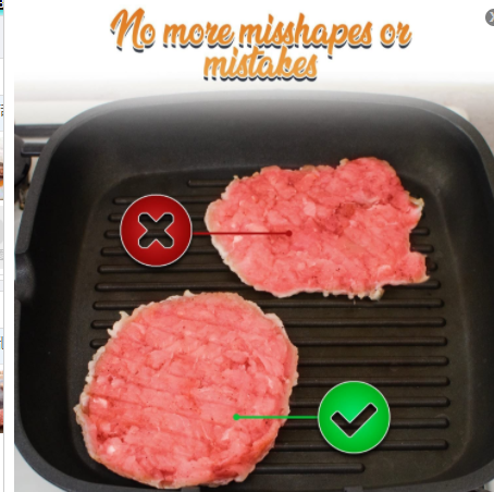 JOSMOMO Máy ép bánh hamburger hình tròn MỚI Máy ép bánh hamburger bằng nhựa cấp thực phẩm Thịt bò nướng Bánh mì kẹp thịt Máy ép khuôn tạo khuôn Khuôn mẫu Dụng cụ nhà bếp