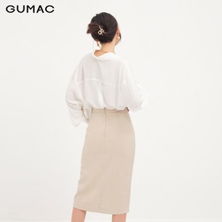 Chân váy nữ phối 3 nút GUMAC VA12121