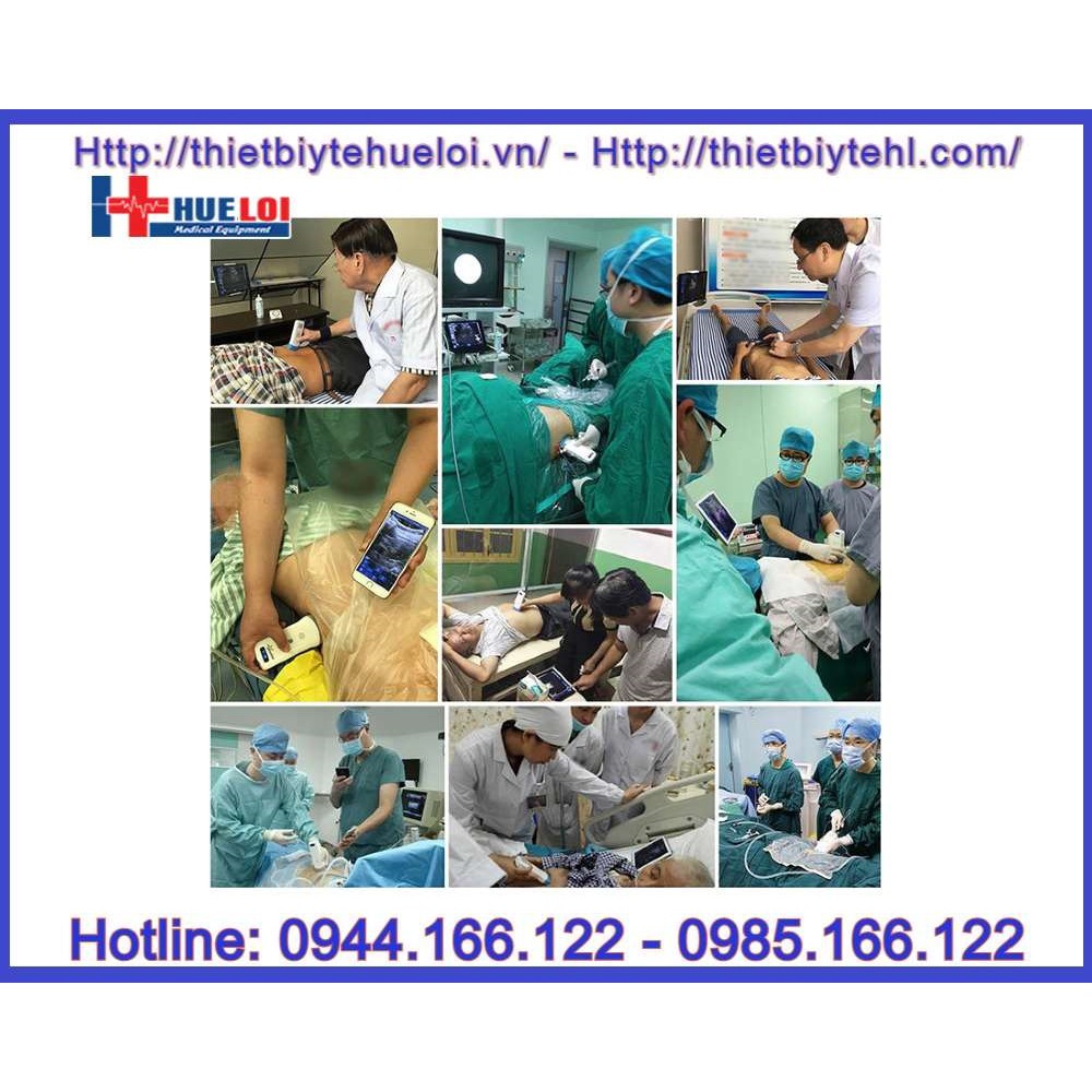 Đầu dò siêu âm Convex kết nối điện thoại không dây _ Thiết bị y tế Huê Lợi