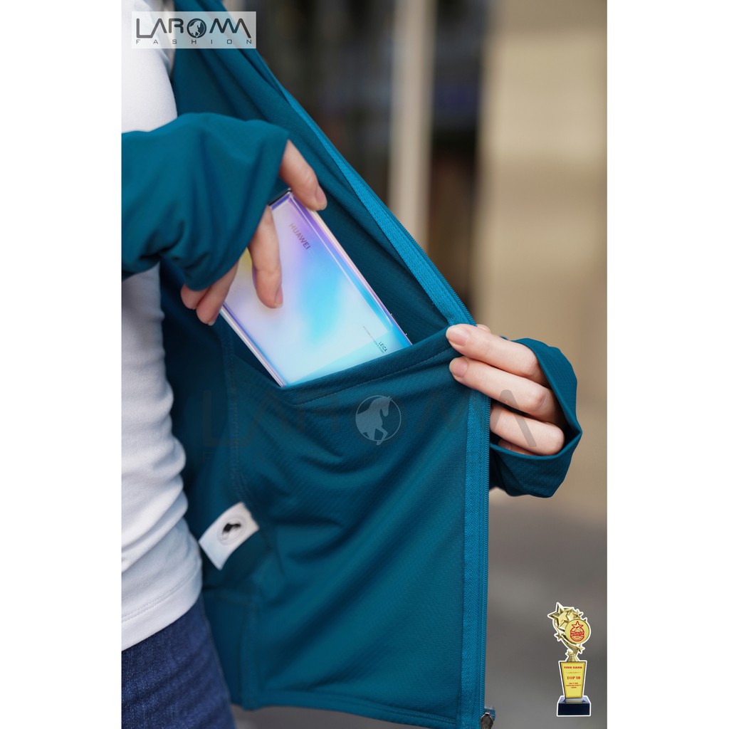 Áo chống nắng nữ cao cấp Laroma 2021 - Áo khoác chống nắng nữ Laroma dáng ngắn khử mùi, làm mát cơ thể | BigBuy360 - bigbuy360.vn
