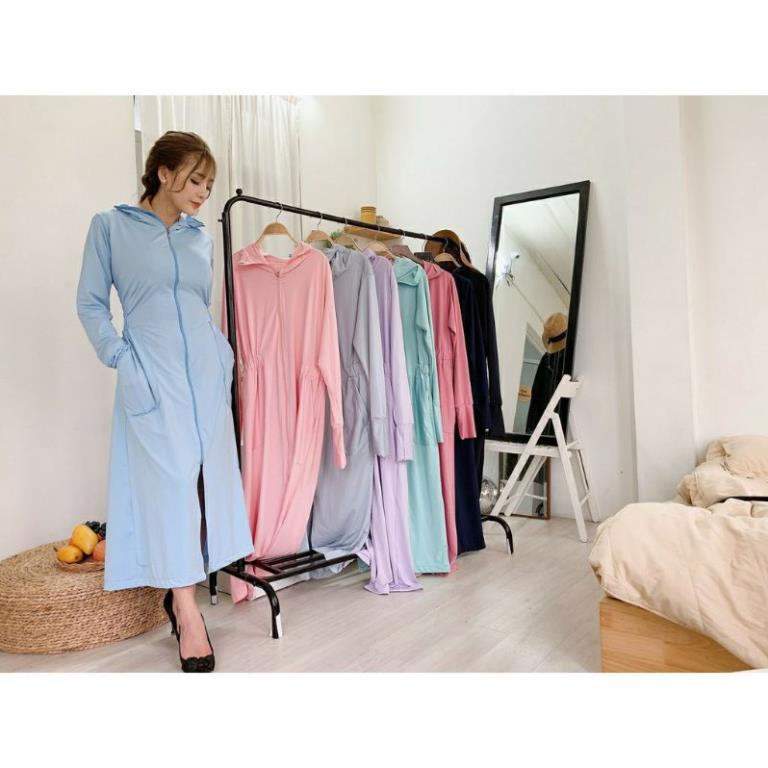 Xả Áo choàng toàn thân vải kim cương chống nắng, chống lạnh