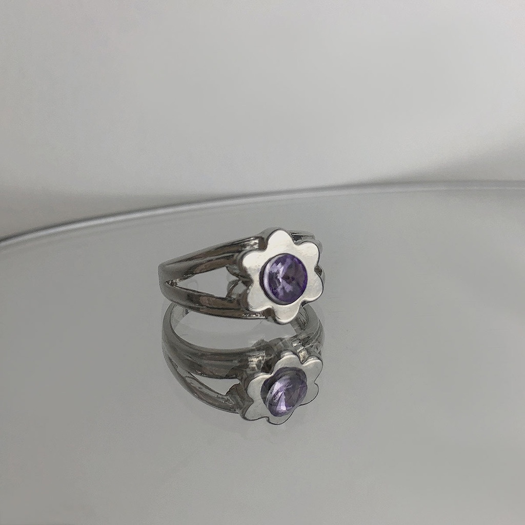 Nhẫn Hở Họa Tiết Hình Học Phong Cách Hip Hop Thời Trang Cho Nữ