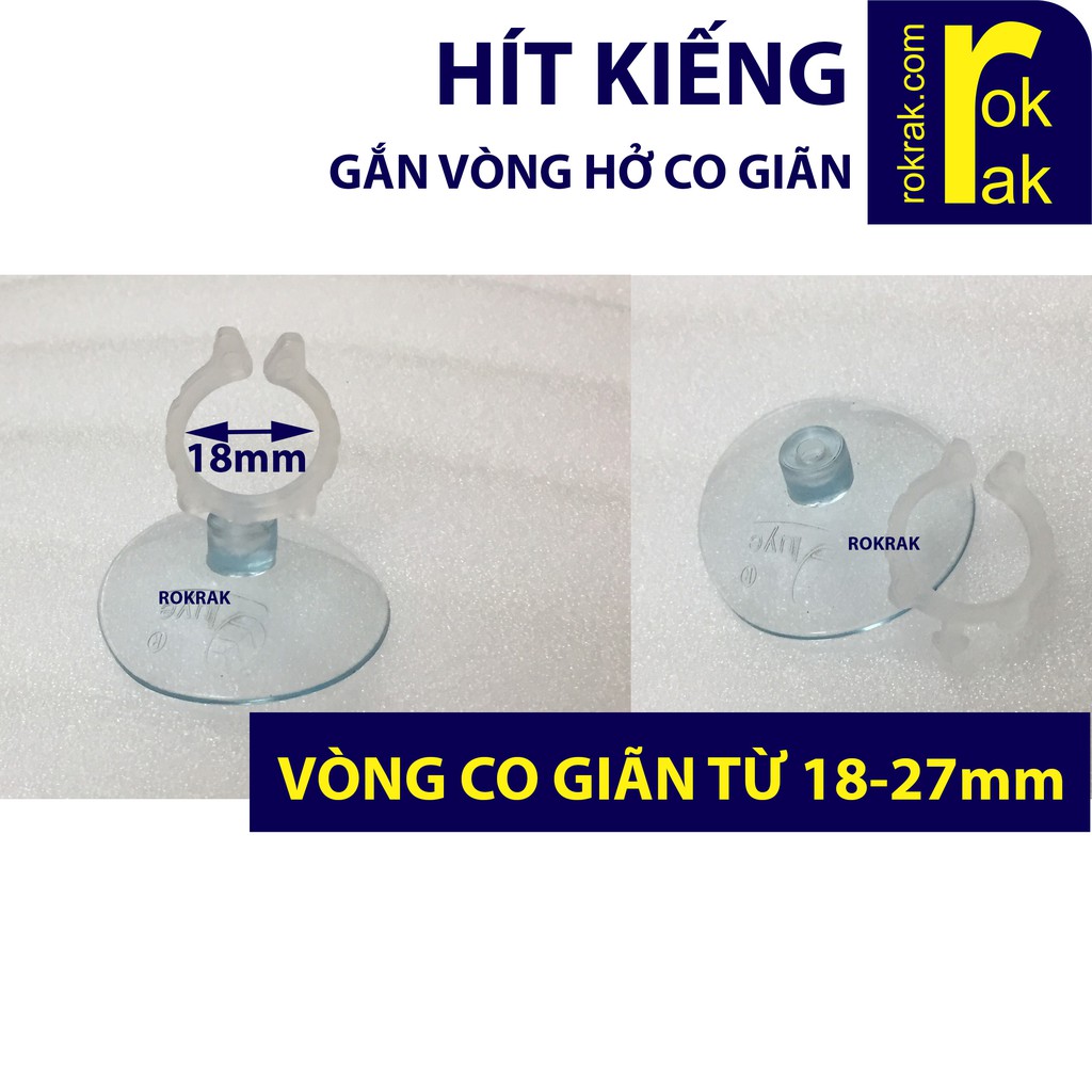 Combo 5 Hít kiếng vòng hở AB18 AB08 AB28 giữ ống dây bể cá thủy sinh