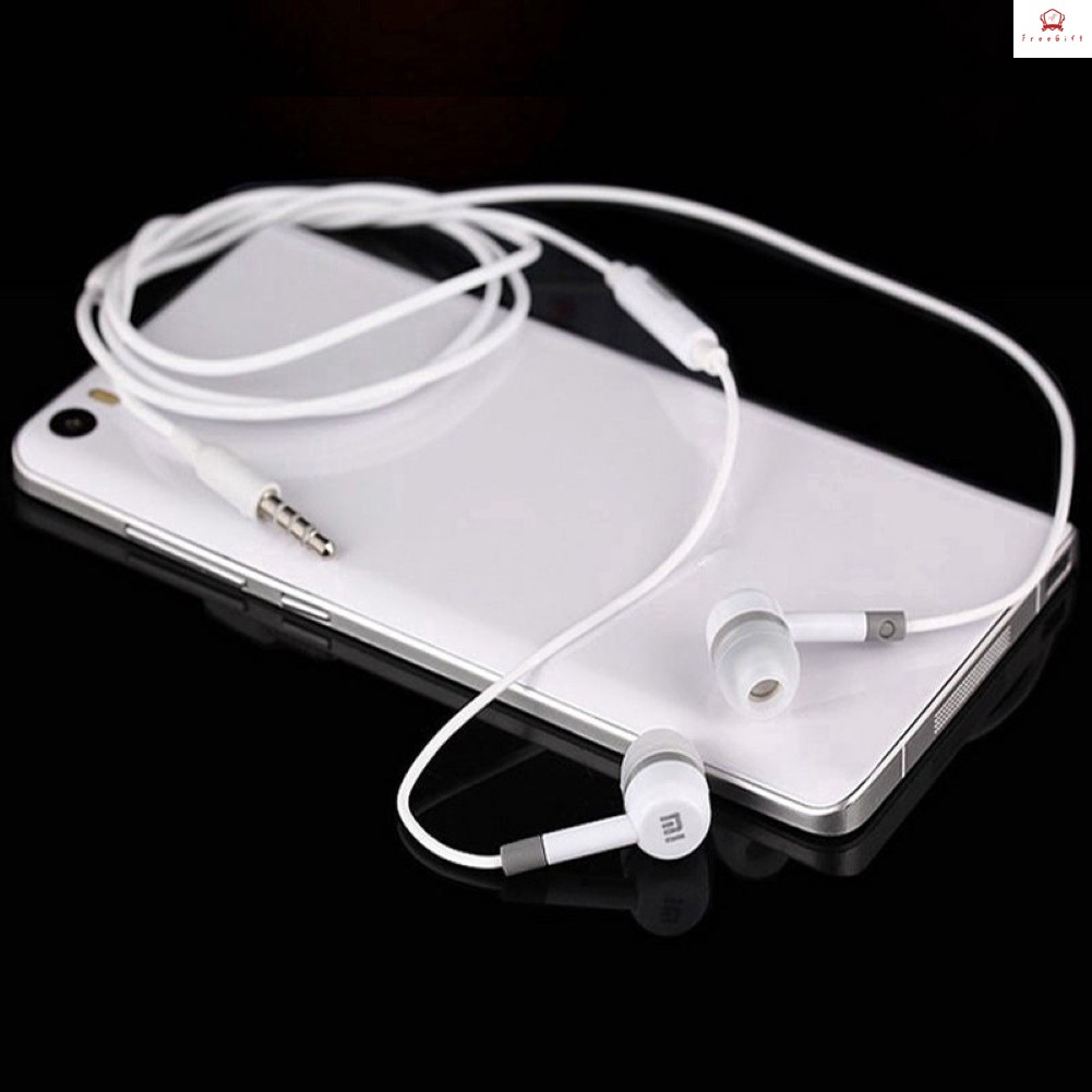 Tai Nghe Nhét Tai Jack 3.5mm Âm Thanh Siêu Trầm Có Micro Và Phụ Kiện