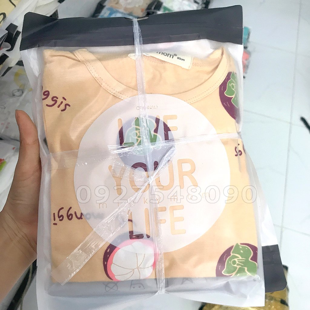 [LND01] Bộ Cộc Tay, Quần Dài Thun Lạnh MINKY MOM CÓ SIZE ĐẠI In Hình Trái Cây Mềm Mịn Thoáng Mát, Hàng Chuẩn Đẹp Cho Bé