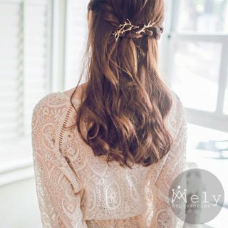 Kẹp tóc cành cây phong cách hàn quốc