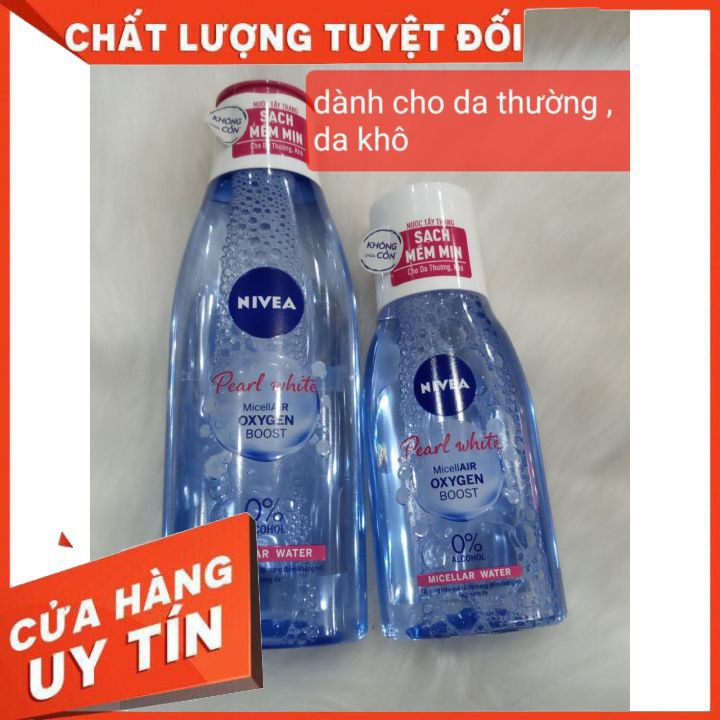 NƯỚC TẨY TRANG NIVEA KHÔNG CHỨA CỒN PHIÊN BẢN MỚI! FREESHIP  LÀM SẠCH DA , KHÔNG CỒN DỊU NHẸ , SỬ DỤNG HANG NGAY, 🥀