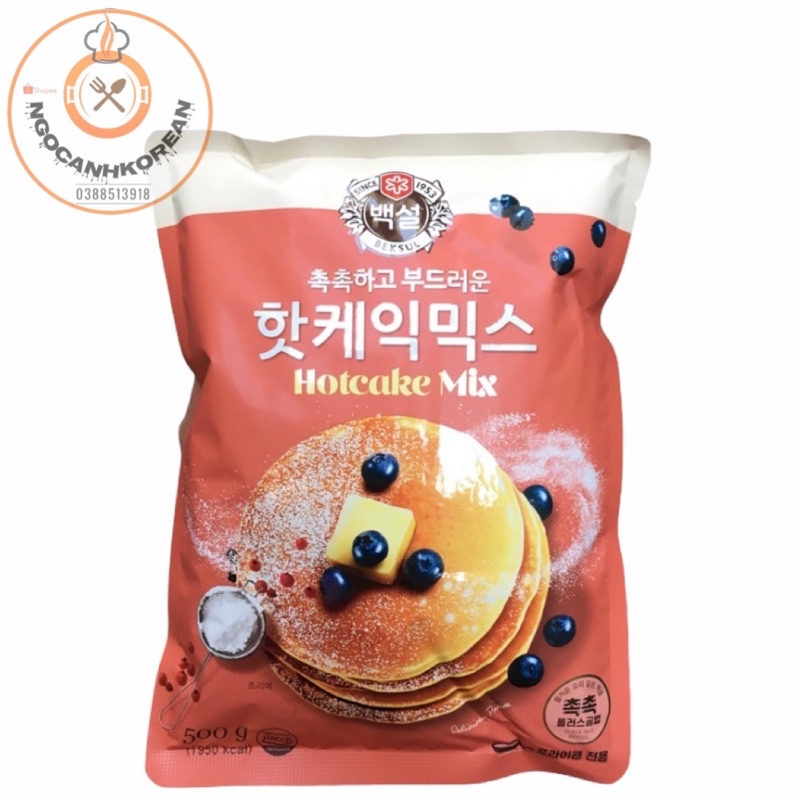 Bột làm bánh Hotcake Mix Beksul CJ Hàn Quốc 500gr
