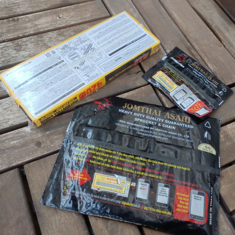 Bộ nhông sên dĩa, DID  và jomthai asahi 14-36T 420  cho xe cub