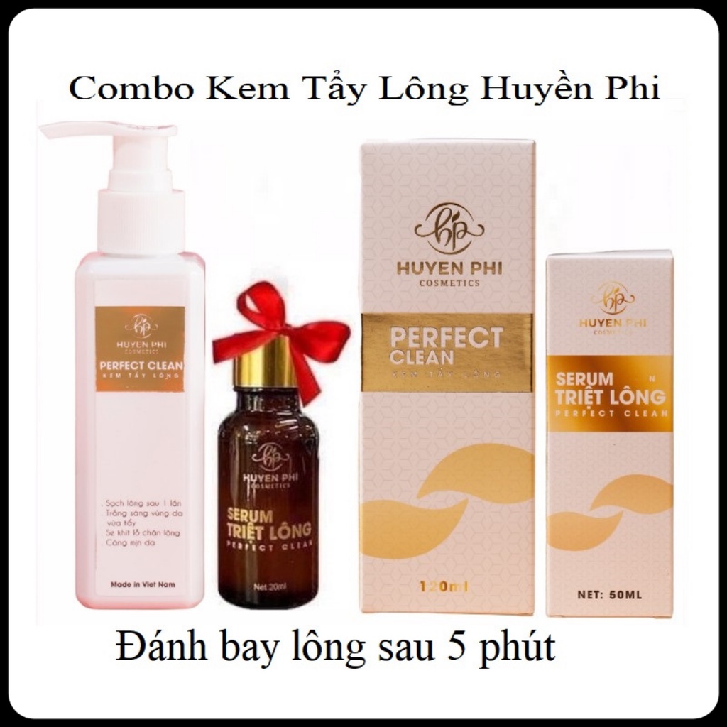 Combo Kem Tẩy Lông Huyền Phi Triệt Sạch Bất Chấp Các Loại Lông Phù Hợp Vớ Mọi Loại Da