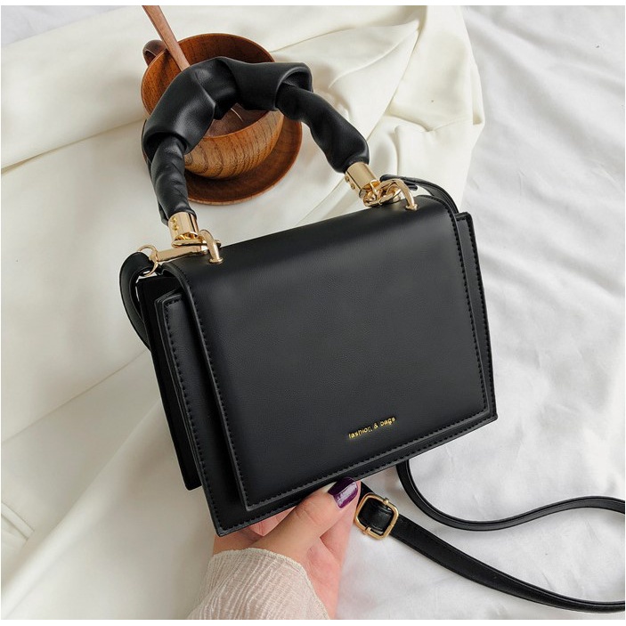 Túi xách nữ đeo chéo dáng vuông chất da mềm mịn phong cách Hàn Quốc Capucha T183