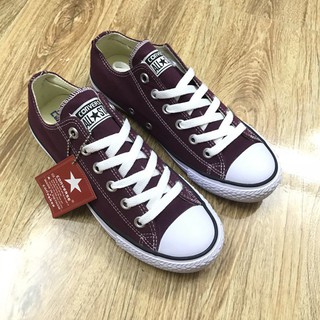 [GIÁ SỐC] GIÀY CONVERSE ĐỎ ĐÔ THẤP CỔ