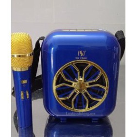 Loa KARAOKE MINI A20 Kiêm loa trợ giảng bluetooth tặng 1 micro không dây