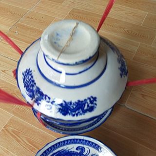 Dỉa gốm sứ đựng trái cây 18.5 cm