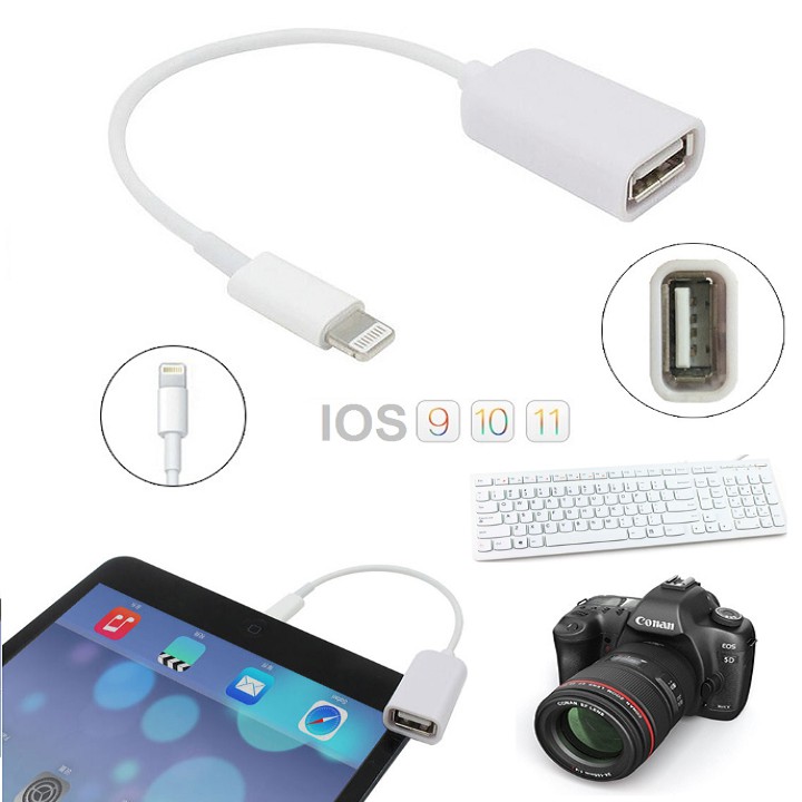 CÁP OTG DÀNH CHO IPHONE, IPAD CỔNG LIGHTNING