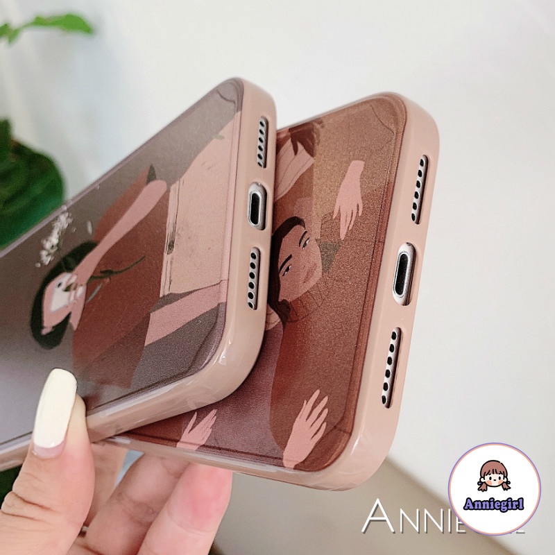 Ốp lưng TPU silicon họa tiết những cô gái phong cách retro cho IPhone 12 11 Pro Max XR Xs Max 8 7 Plus | BigBuy360 - bigbuy360.vn