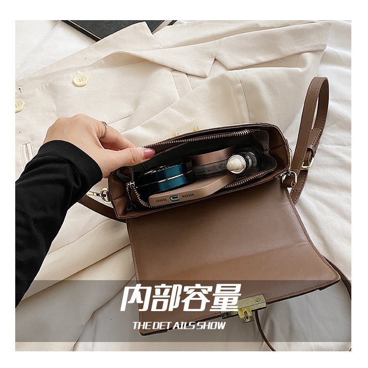 Túi Xách JASMIN NOIR da pu có khóa dành cho nữ