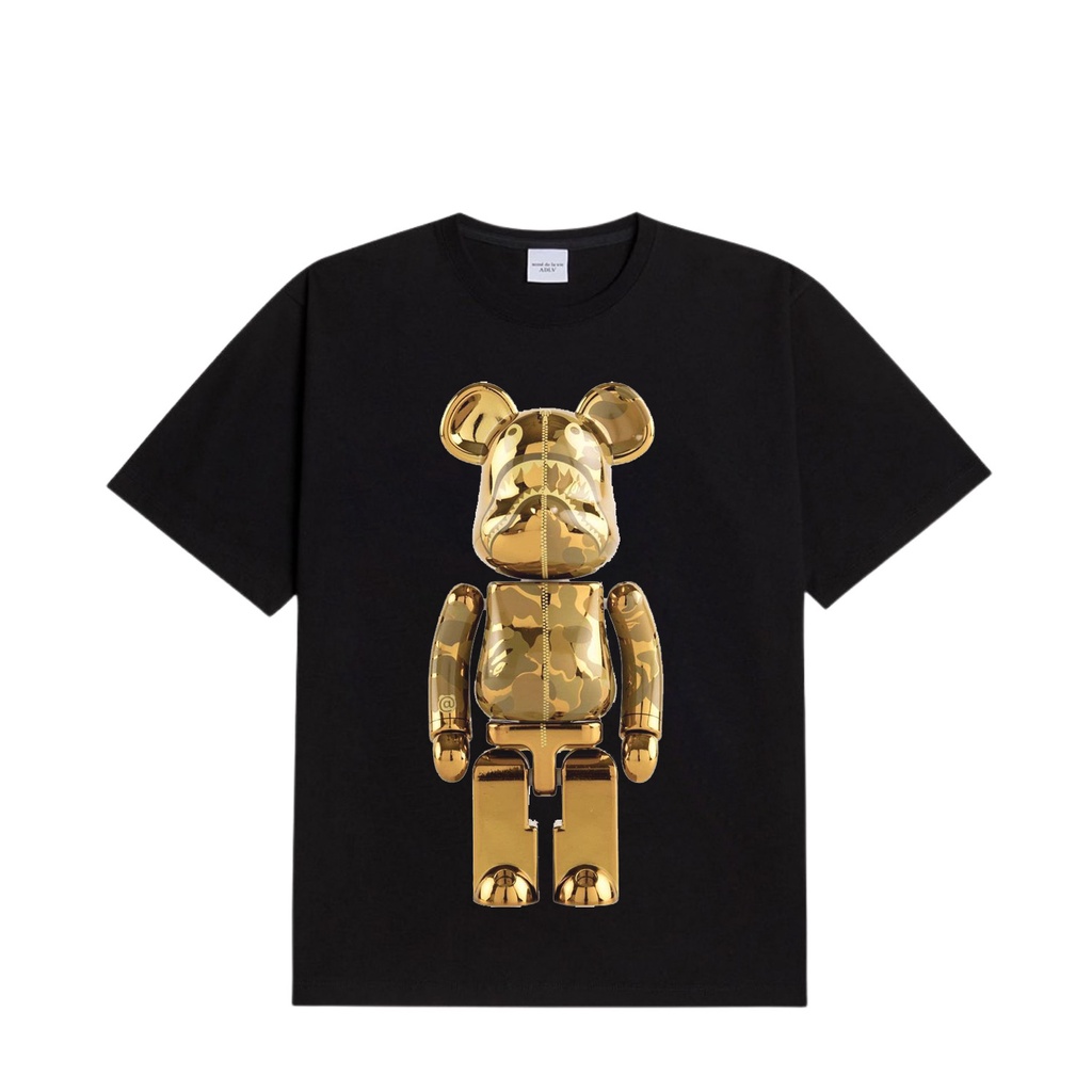 Áo thun bearbrick 10 cotton 100% chính phẩm, form oversize, chuẩn hàng xịn, full tem mạc, Anam Store