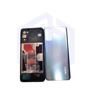 Bộ vỏ + khay sim dành cho oppo reno 4 zin