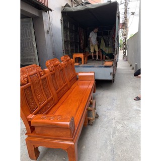bộ ghế âu á gỗ gõ đỏ