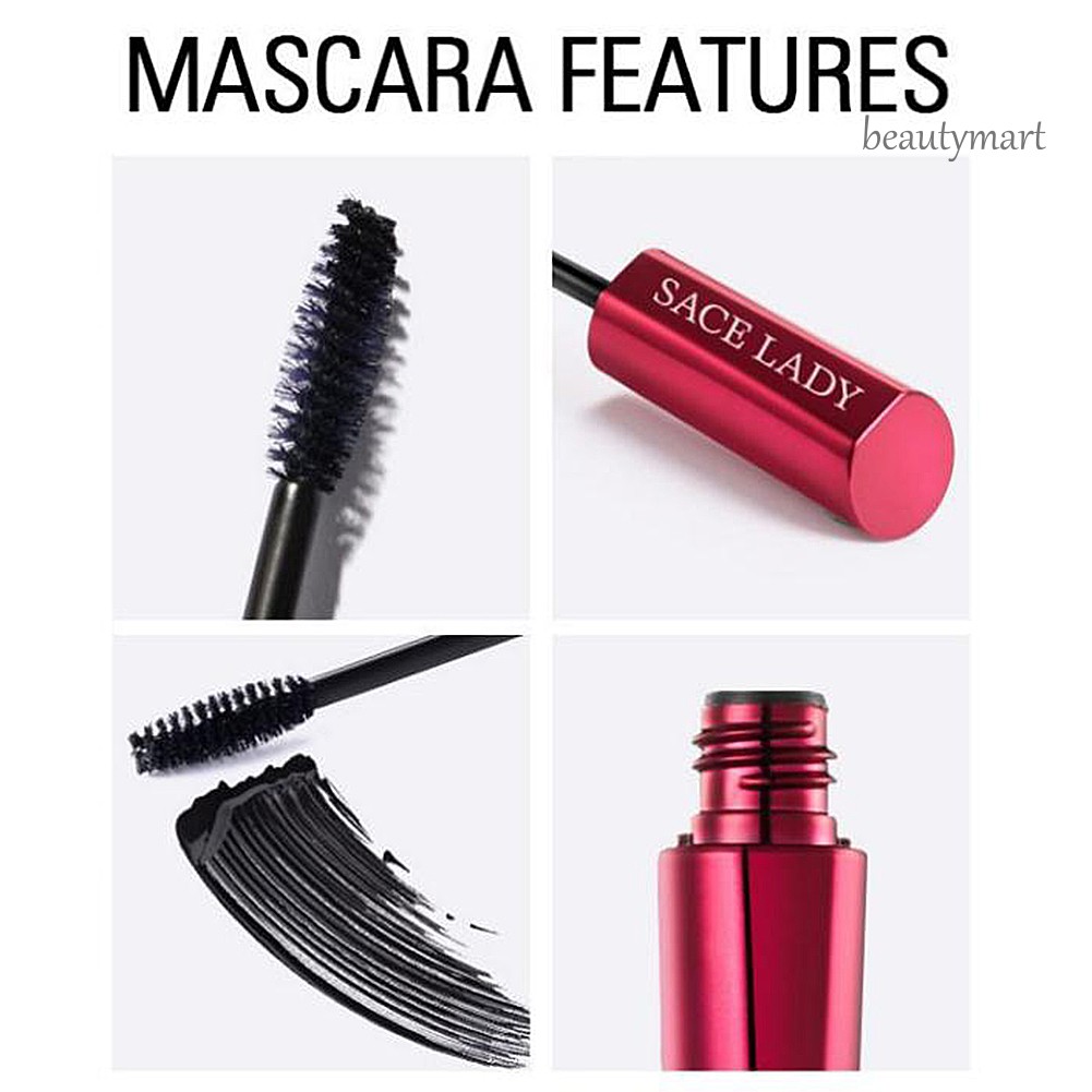 [Hàng mới về] Mascara dưỡng mi cong và dày SACE LADY chống nước không nhòe màu 7g