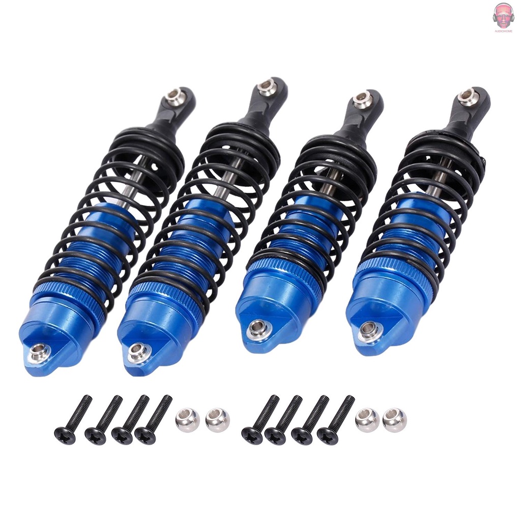 Set 4 Phuộc Giảm Xóc Trước Sau Bằng Nhôm Cho Xe Điều Khiển Từ Xa 1 / 10 Traxxas Slash 4x4 4wd